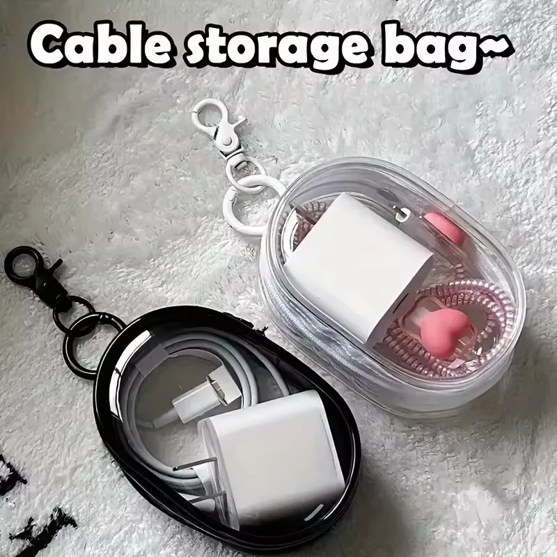 Tas Penyimpanan Mini Transpara - Cable Winder Keychain ulasan dan harga