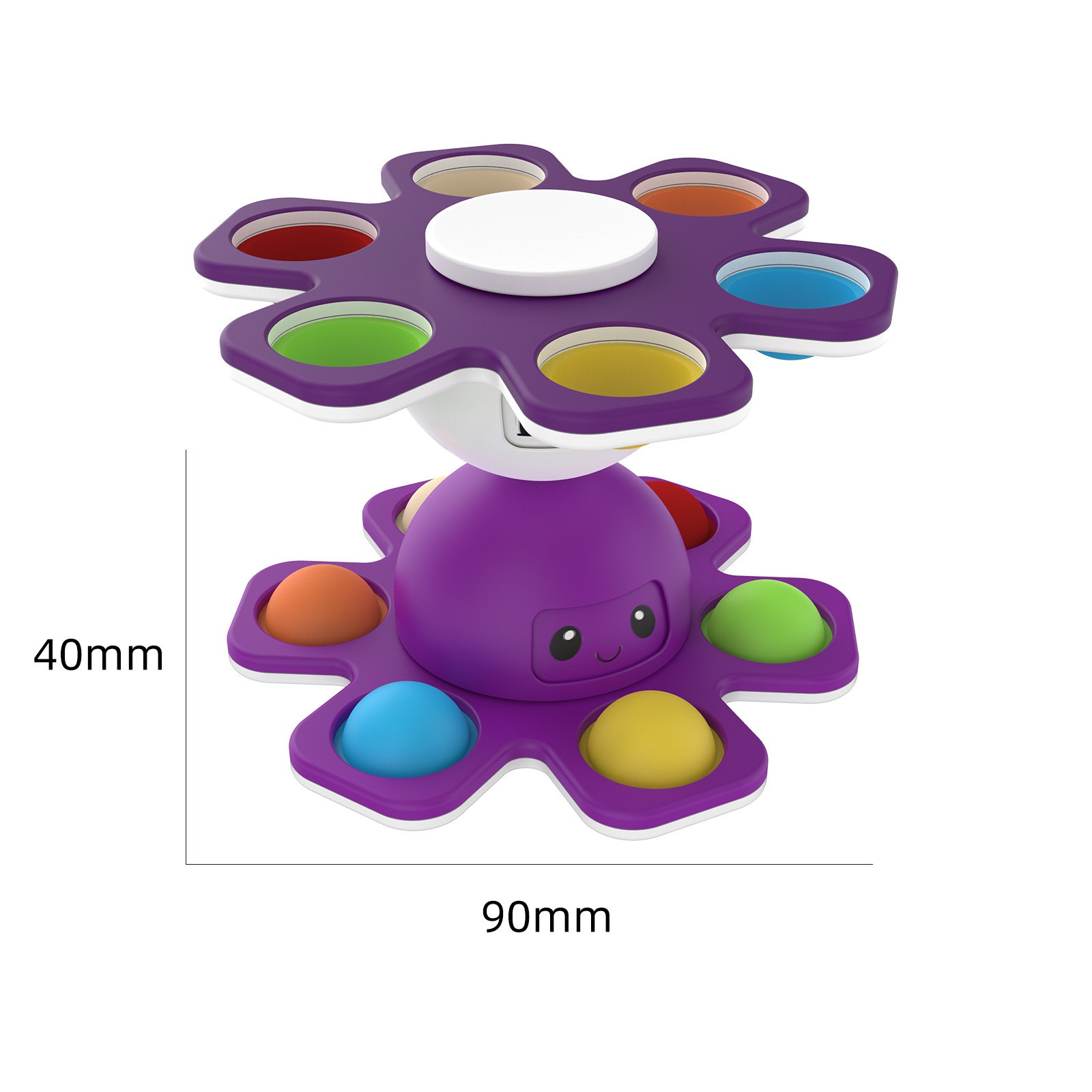 1 Buah Baru Anti Stres Dorong  - Fidget Spinner Bearing ulasan dan harga