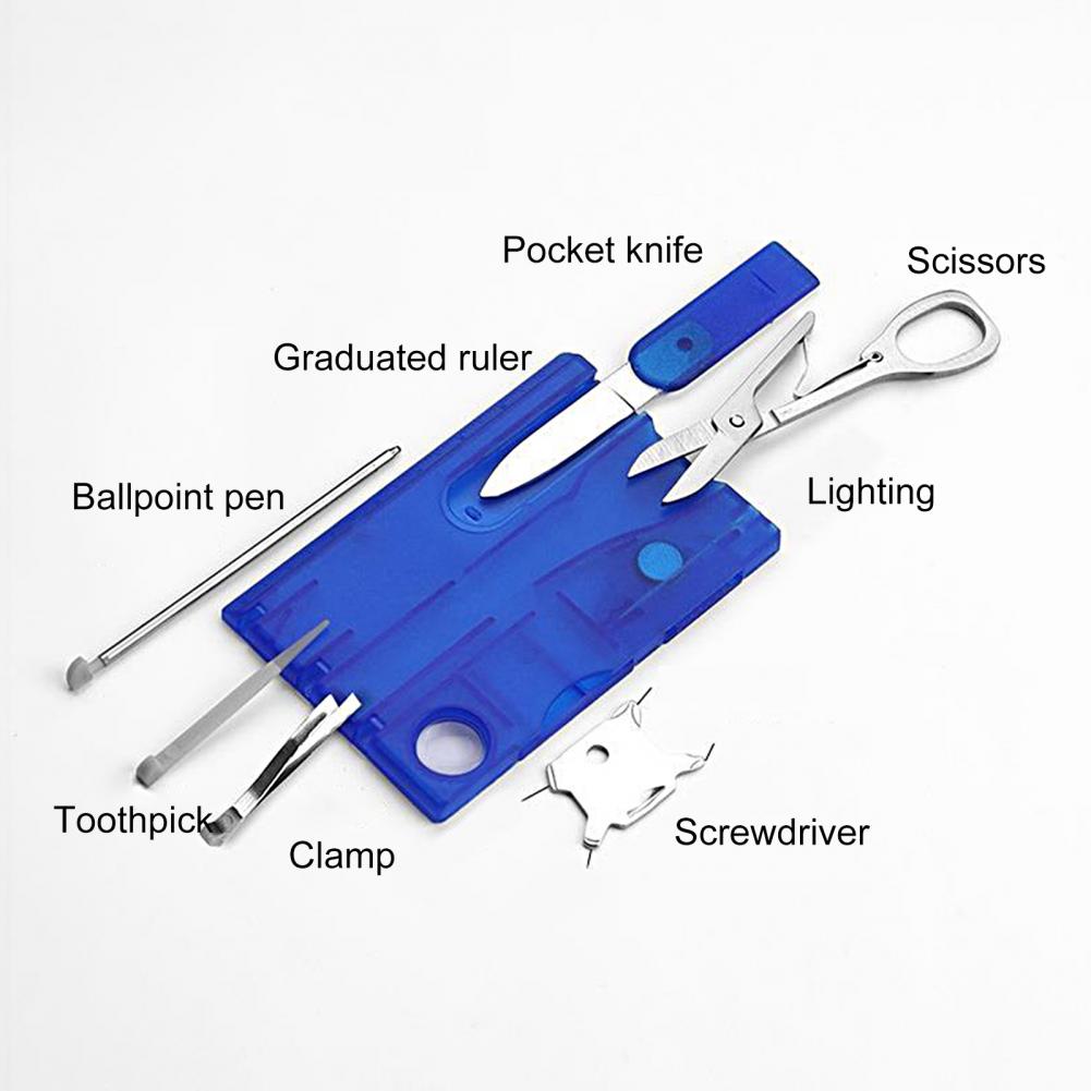 8Pcs Set Alat Saku Portabel Mu - Multitool Credit Card ulasan dan harga