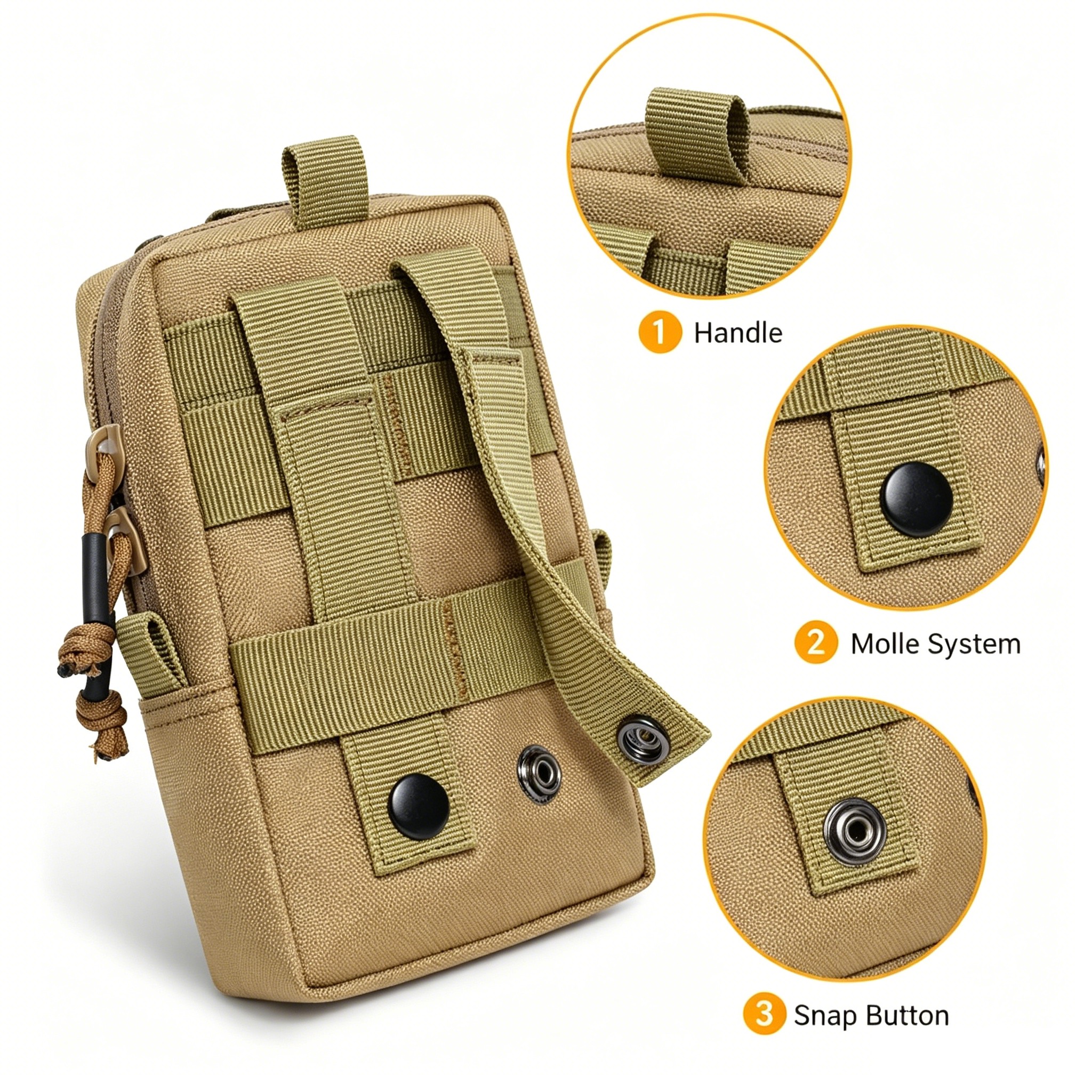 1000D Kantong Taktis Serbaguna - Edc Everyday Carry Bag ulasan dan harga